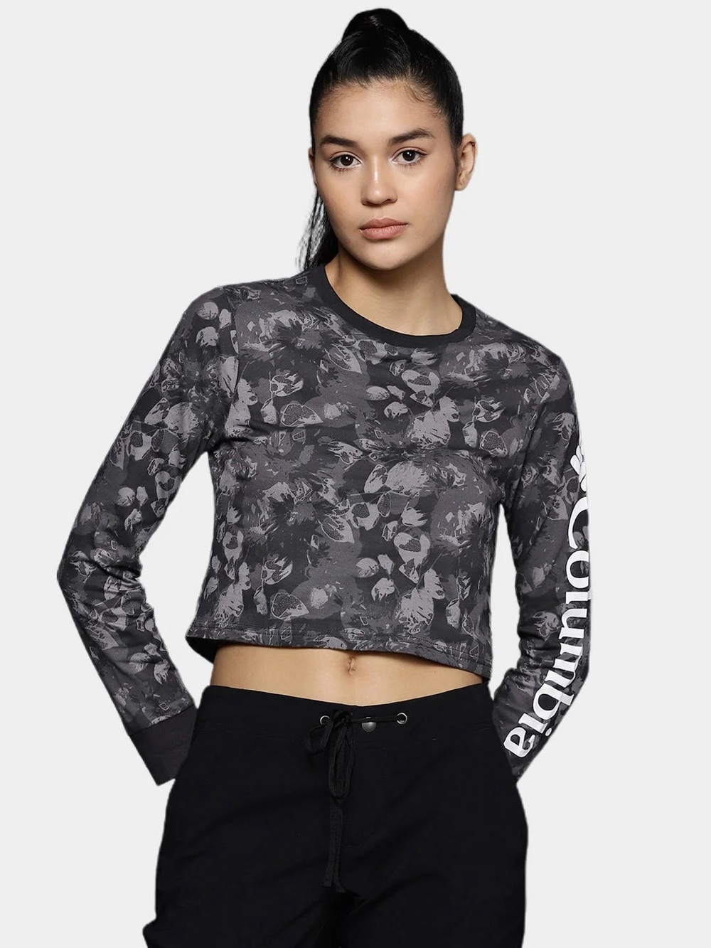 Columbia North Cascades long-sleeve crop top